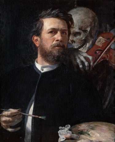 self portrait with death