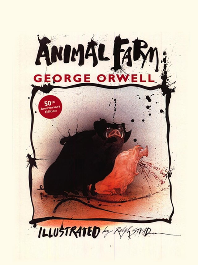 تصویرسازی مزرعه حیوانات اثر جورج اورول  تصویرسازRalph Steadman