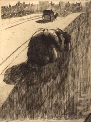 Albert Besnard The Suicide (Le Suicide) (ca. 1886)