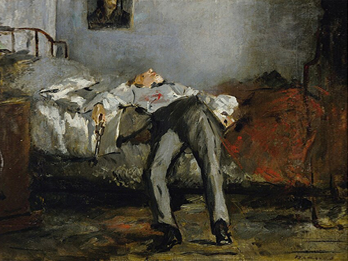 The Suicide c1877-Edouard Manet