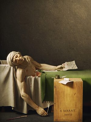 death of marat by david