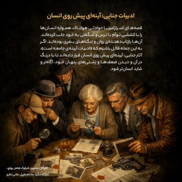 ادبیات جنایی: آینه‌ای پیش روی انسان