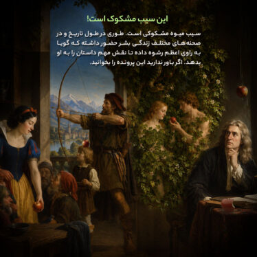 این سیب مشکوک است!